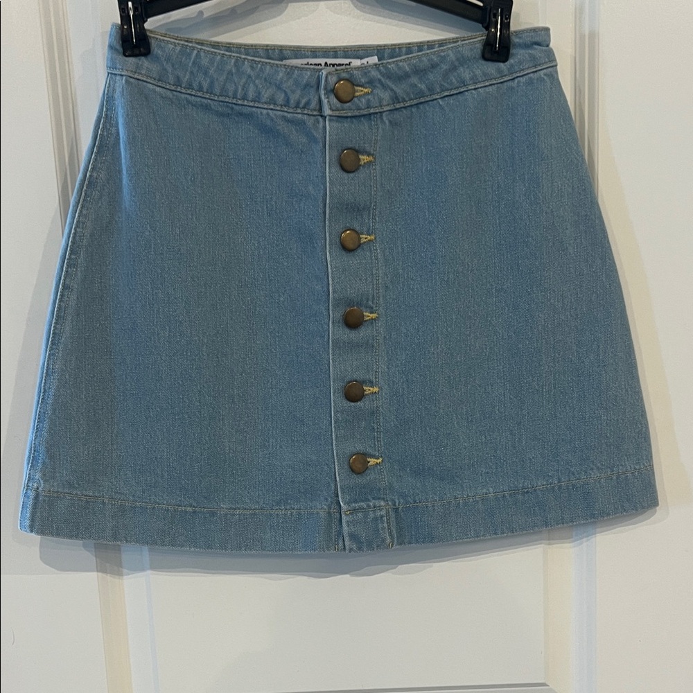 American Apparel Denim Skirt